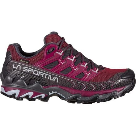 La Sportiva - Ultra Raptor II Wide GTX Trail Running Shoe - Women's - Red Plum/Carbon