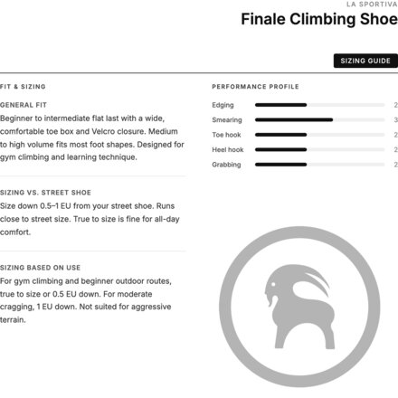 La Sportiva - Finale Climbing Shoe