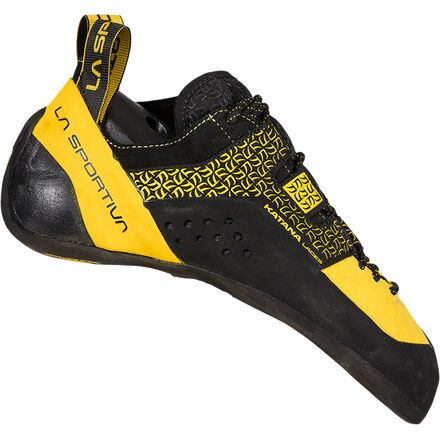 La Sportiva - Katana Lace Vibram XS Edge Climbing Shoe - Yellow/Black