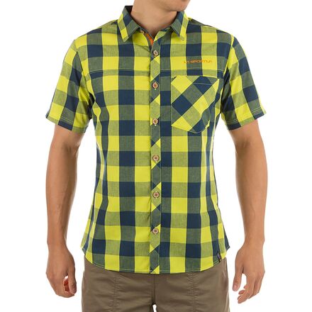 La Sportiva - Nomad Shirt - Men's - Lime Punch/Hawaiian Sun
