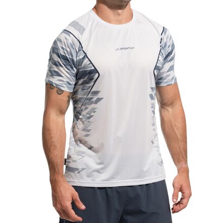 La Sportiva - Pacer T-Shirt - Men's - Chalk/Night Sky
