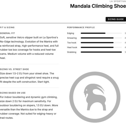 La Sportiva - Mandala Climbing Shoe