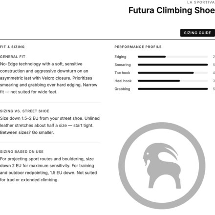 La Sportiva - Futura Climbing Shoe