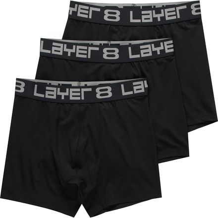 Layer 8 - Solid Boxer Brief - 3-Pack - Men's