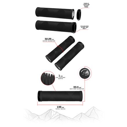 Lizard Skins - Strata Lock-On Grips