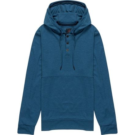 Mountain and Isles - Henley Hoodie - Men's