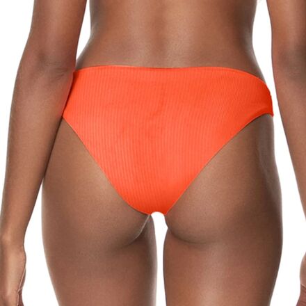 Maaji - Papaya Orange Flirt Thin Side Signature Cut Bottom - Women's