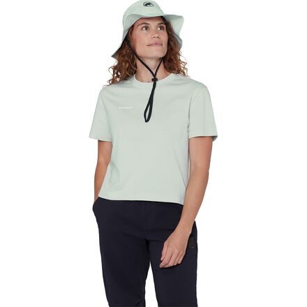 Base Cropped Mini Logo T-Shirt - Women's