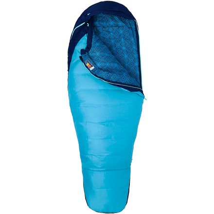 Marmot - Trestles 15 Sleeping Bag: 15F Synthetic - Women's - French Blue/Harbor Blue
