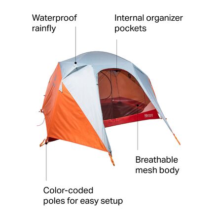 Marmot - Limestone Tent: 4-Person 3-Season