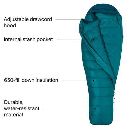 Marmot - Angel Fire Sleeping Bag: 25F Down - Women's