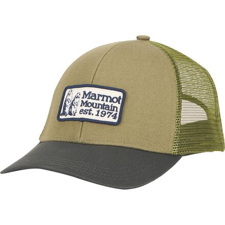 Marmot - Retro Trucker Hat - Men's - Foliage/Nori