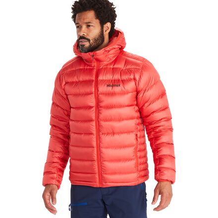 Marmot - Hype Down Hooded Jacket - Men's - Victory Red