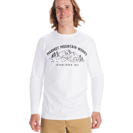 Marmot - Mountain Works Long-Sleeve T-Shirt - Men's - White