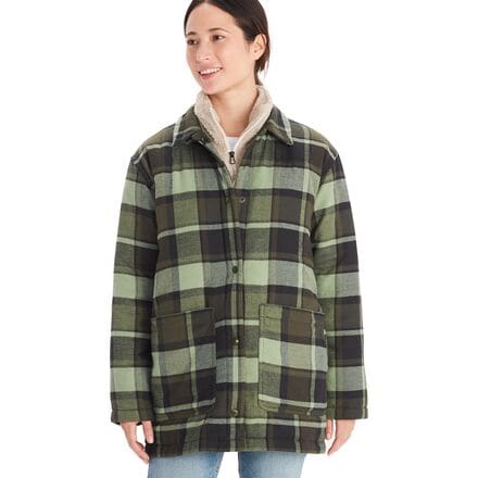 LFEOOST Shacket Jacket Women Casual Flannel Plaid Long India | Ubuy