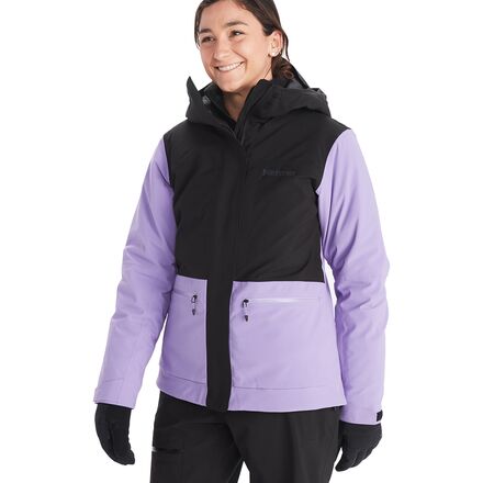 Marmot - Refuge Insulated Jacket - Women's - Black/paisley purple