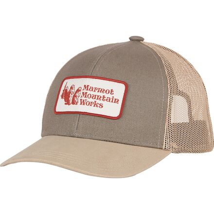 Marmot - Retro Trucker Hat - Sandbar/Vetiver