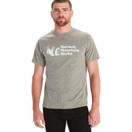 Marmot - MMW Heavyweight T-Shirt - Men's - Charcoal Heather