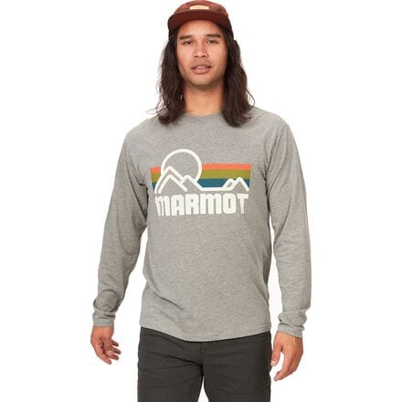 Marmot - Coastal Long-Sleeve T-Shirt - Men's - Charcoal Heather