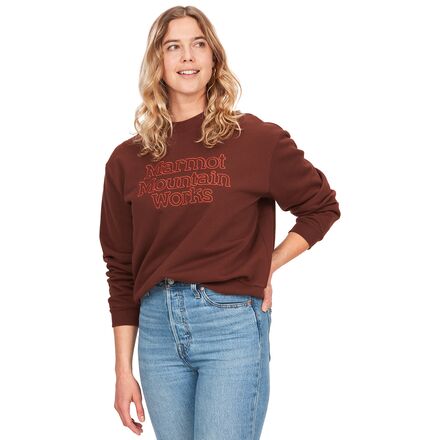 Marmot - MMW Boxy Sweatshirt - Women's - Chocolate