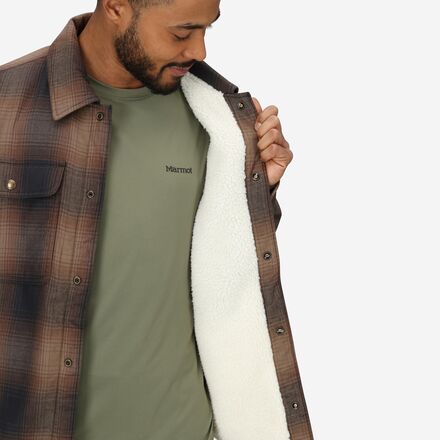 Marmot - Ridgefield Sherpa Flannel Shirt Jacket - Men's