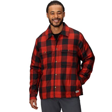 Ridgefield Sherpa Flannel Shirt Jacket - Men's