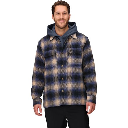 Open Weave Heavyweight Flannel Overshirt - Men's