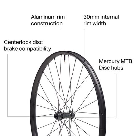 Mercury Wheels - X30 29in Boost Wheelset