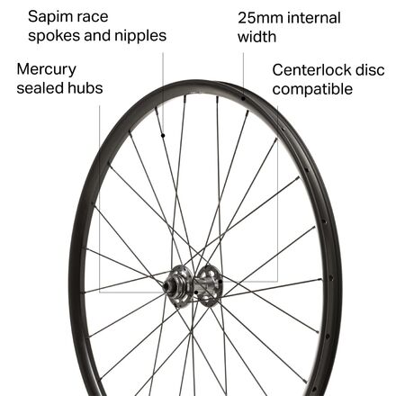 Mercury Wheels - G3 700c Disc Wheelset - Tubeless