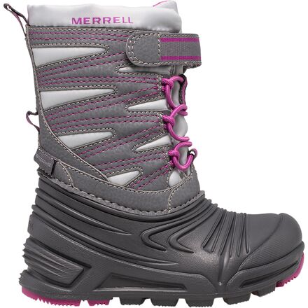 Merrell - Snow Quest Lite 3.0 Jr Waterproof Boot - Toddlers' - Grey/Berry