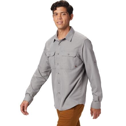 Mountain Hardwear - Canyon Long-Sleeve Shirt - Men's - Manta Grey