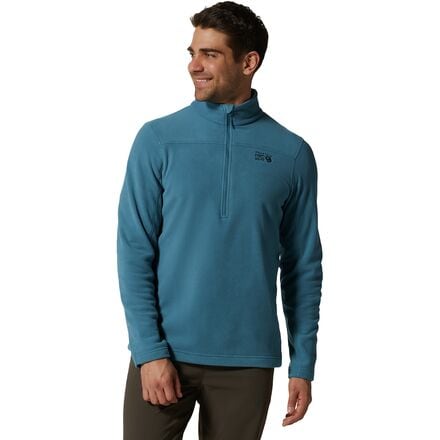 Mountain Hardwear - Microchill 2.0 Zip Fleece Pullover - Men's - Caspian