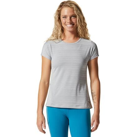 Mountain Hardwear - Mighty Stripe Short-Sleeve T-Shirt - Women's - Glacial