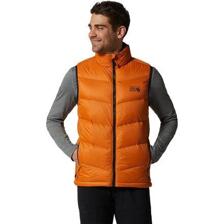 Mountain Hardwear - Mt. Eyak Down Vest - Men's - Instructor Orange