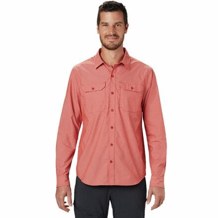 Mountain Hardwear - Canyon Pro Long-Sleeve Shirt - Men's - Desert Red