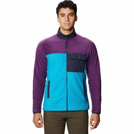 Mountain Hardwear - UnClassic Fleece Jacket - Men's - Cosmos Purple