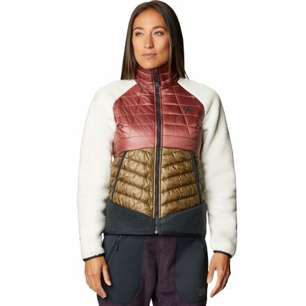 Mountain Hardwear - Altius Hybrid Jacket - Women's - Clay Earth