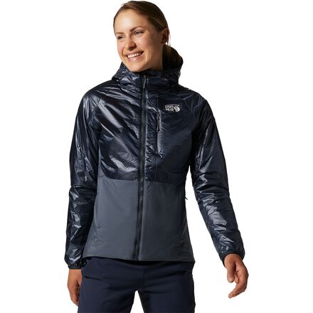 Mountain Hardwear - Kor Nimbus Hooded Jacket - Women's - Blue Slate
