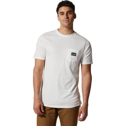 Mountain Hardwear - Logo Label Short-Sleeve Pocket T-Shirt - Men's - Fogbank