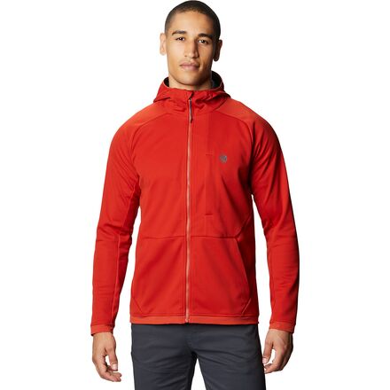 Mountain Hardwear - Mountain Tech II Hooded Jacket - Men's - Desert Red