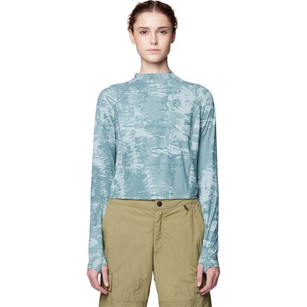 Crater Lake Long-Sleeve Crop Top - Women's