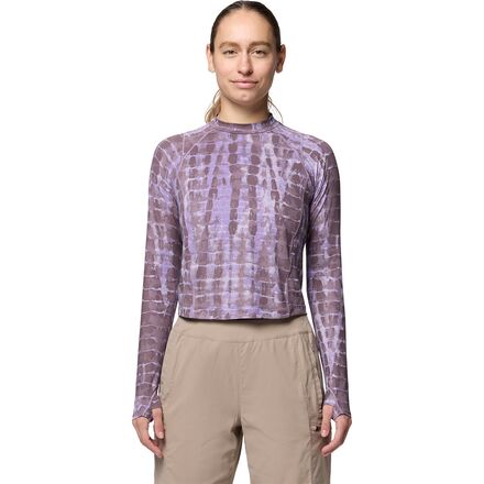 Crater Lake Long-Sleeve Crop Top - Women's