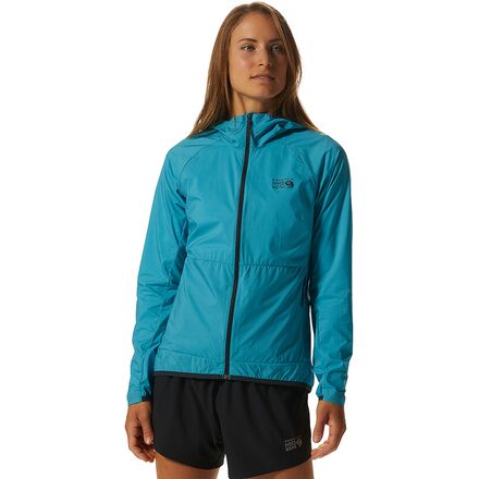 Mountain Hardwear - Kor AirShell Wind Hooded Jacket - Women's - Teton Blue