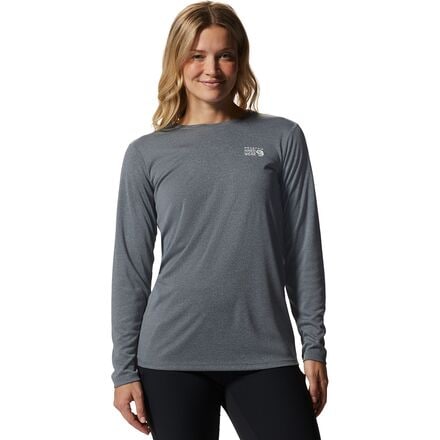 Mountain Hardwear - Wicked Tech Long-Sleeve Shirt - Women's - Heather Graphite