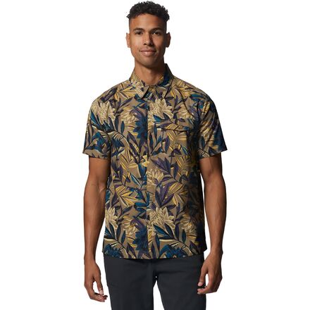 Mountain Hardwear - Shade Lite Short-Sleeve Shirt - Men's - Trail Dust Tropicali Print