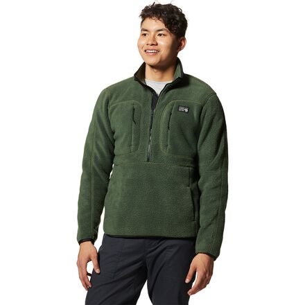 Mountain Hardwear - HiCamp Fleece Pullover - Men's - Surplus Green