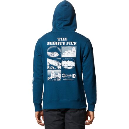 Mountain Hardwear - MHW Mighty Five Pullover Hoodie - Men's - Dark Caspian