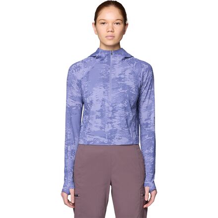 Crater Lake Crop Zip Top - Women's
