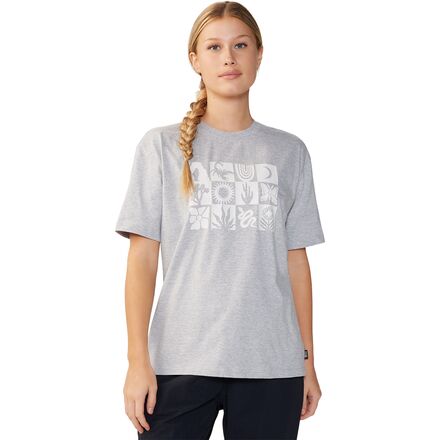 Desert Check Boxy Short-Sleeve Top - Women's
