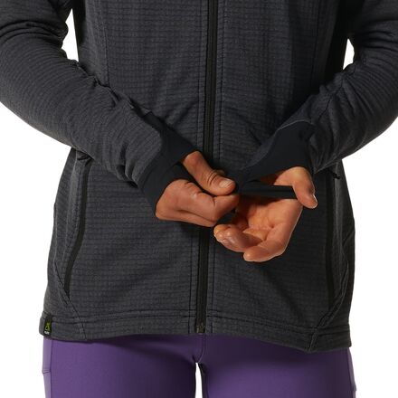 Mountain Hardwear - Polartec Power Grid Full-Zip Hooded Jacket  - Women's